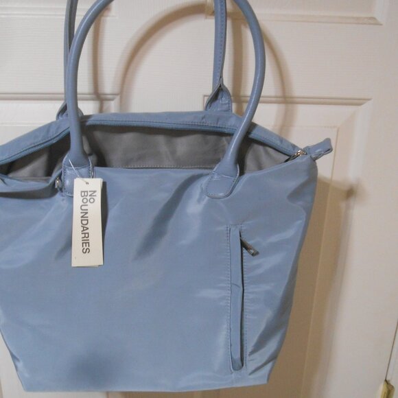 NEW NO BOUNDARIES PLATINUM PEARL GRAY TOTE LAPTOP PADDED BAG HOME OFFICE 👩🎁 - Picture 8 of 9